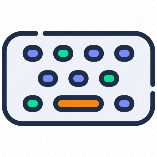 Keyboard, computer, device, hardware, technology, key, typing icon - Download on Iconfinder