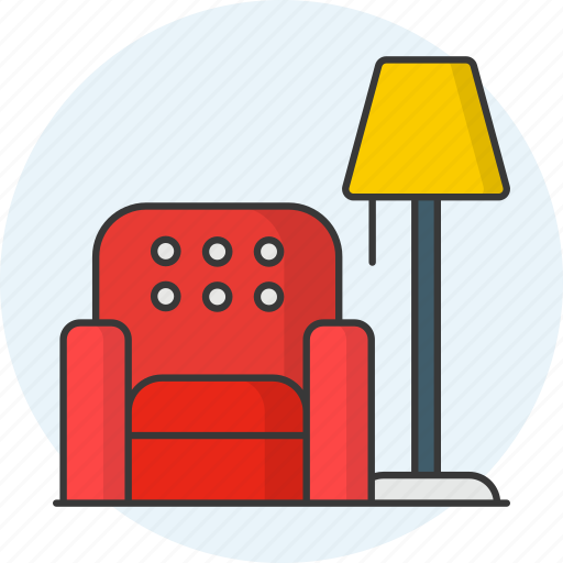 Living, room, living room, lamp, sofa, couch, lobby icon - Download on Iconfinder