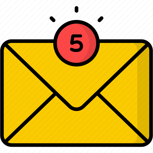 Notification, email notification, email, elert, new mail, notice, reminder mail icon - Download on Iconfinder