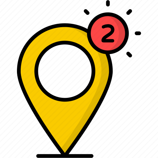 Location, notification, location notification, map, place, pointer icon - Download on Iconfinder