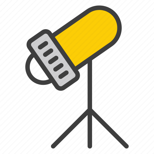 Light, lamp, lighting, spotlight, studio, movie, camera icon - Download on Iconfinder