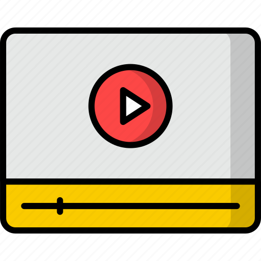 Video, movie, player, multimedia, film, development, clip icon - Download on Iconfinder