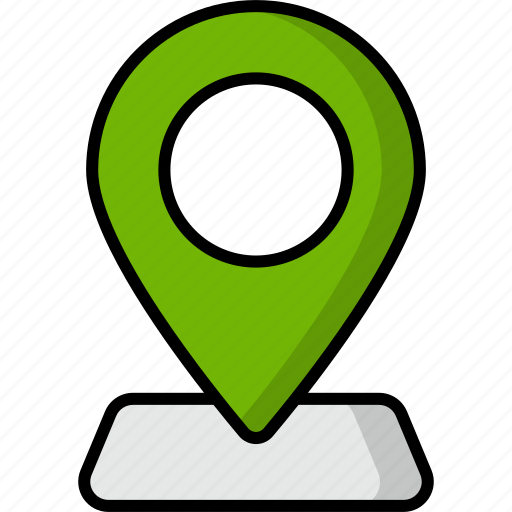 Location, pin, map, gps, navigation, marker, pointer icon - Download on Iconfinder