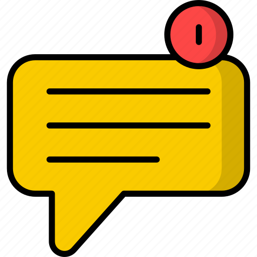 New message, notification, email, inbox, feedback, chatting, comments icon - Download on Iconfinder