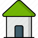 home, house, home page, front, garage, building, home button