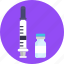 vaccination, injection, vaccine, syringe 