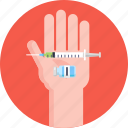 vaccination, injection, syringe, vaccine