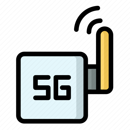 Network, mobile, internet, connection, router 5g, modem 5g, wifi 5g icon - Download on Iconfinder