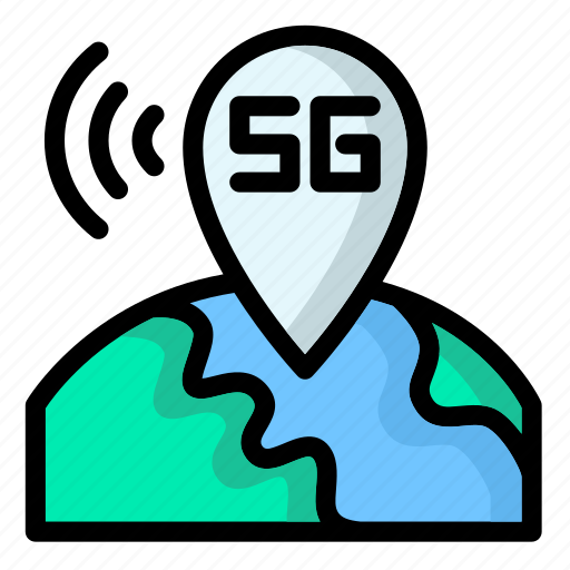 Network, mobile, communication, internet, connection, 5g world, maps 5g icon - Download on Iconfinder