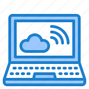 cloud, data, server, laptop, online