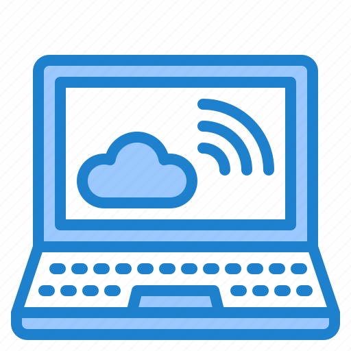 Cloud, data, server, laptop, online icon - Download on Iconfinder