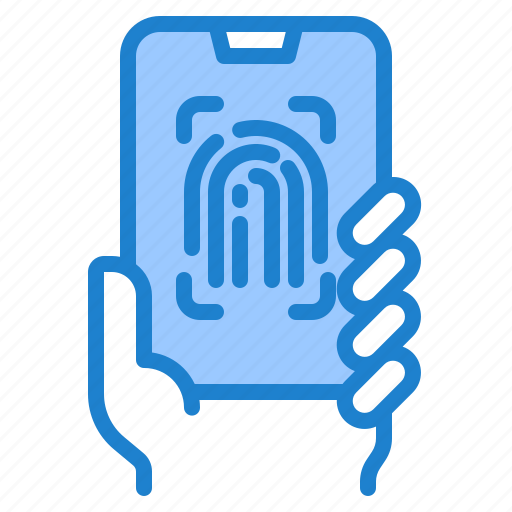 Finger, scan, mobile, internet, phone, cellular icon - Download on Iconfinder