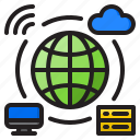network, connection, server, data, global