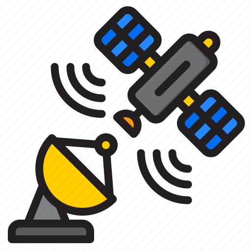 Satellite, space, communication, connection icon - Download on Iconfinder