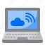 cloud, data, server, laptop, online 