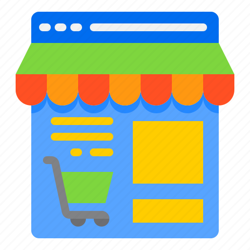 Shop, online, shopping, commerce, store icon - Download on Iconfinder