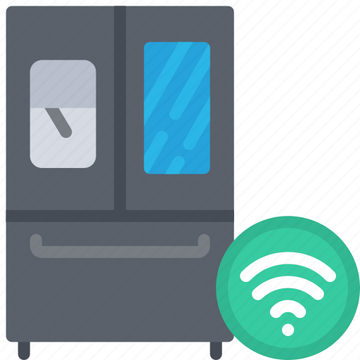 Smart, fridge, tech, iot, appliance, wireless icon - Download on Iconfinder