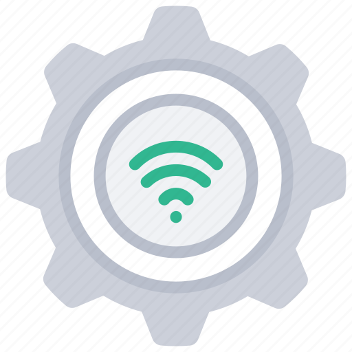 Smart, settings, tech, iot, cog, gear, wireless icon - Download on Iconfinder