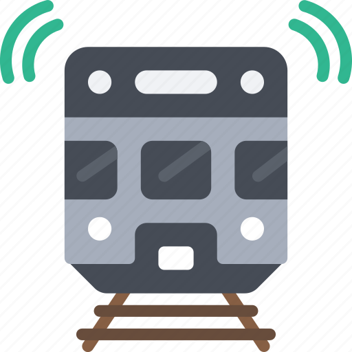 Train, tech, iot, railway icon - Download on Iconfinder