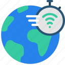 fast, global, internet, speed, globe, earth, wifi
