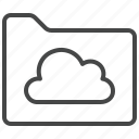 cloud, folder, storage, document