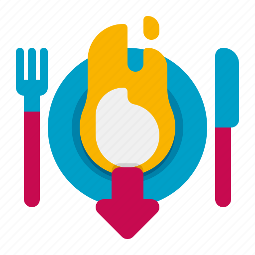 Calorie, deficit, diet, food icon - Download on Iconfinder