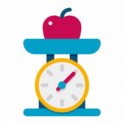 Food, scale, diet, apple icon - Download on Iconfinder