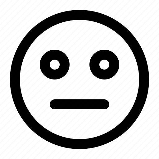 Poker Face Emoji Icon