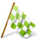 chartreuse, chequeredflag, mapmarker, right