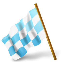 Azure, chequeredflag, left, mapmarker icon - Free download