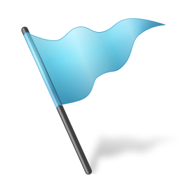 Azure, flag, mapmarker icon - Free download on Iconfinder