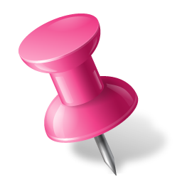 Left, mapmarker, pink, pushpin icon - Free download