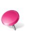 drawingpin, left, mapmarker, pink 