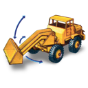 hatra, shovel, tractor