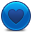 blue, heart