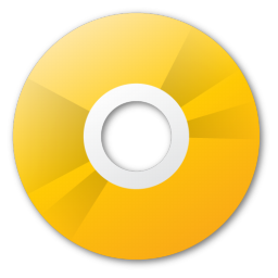 Cd, yellow icon - Free download on Iconfinder