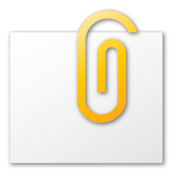 Attachment, yellow icon - Free download on Iconfinder