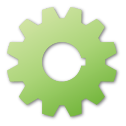 Gear, green icon - Free download on Iconfinder