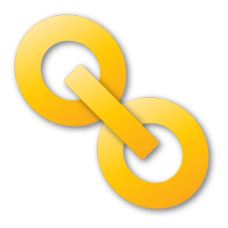 Hyperlink, yellow icon - Free download on Iconfinder