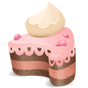 top, on, cream, cake