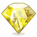 brilliant, diamond, gem, gemstone, gift, sapphire, yellow