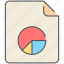 chart, extension, filetype, format, pie chart, report, stats 