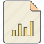 chart, file, extension, filetype, format, report, statistics 