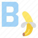 b, capital, letter, alphabet, cake