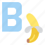 b, capital, letter, alphabet, cake 