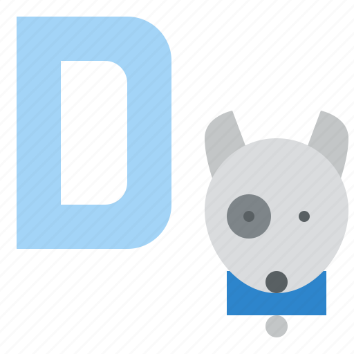 D, capital, letter, alphabet, dog icon - Download on Iconfinder