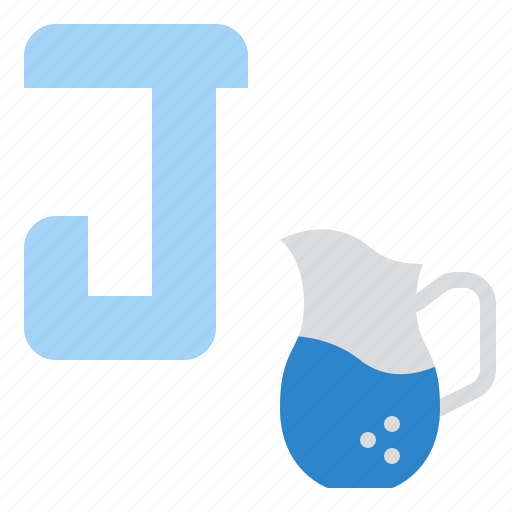 J, capital, letter, alphabet, jug icon - Download on Iconfinder