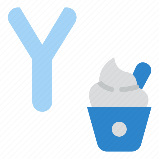Y, capital, letter, alphabet, yogurt icon - Download on Iconfinder