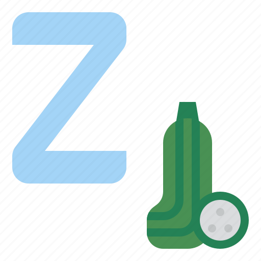 Z, capital, letter, alphabet, zucchini icon - Download on Iconfinder