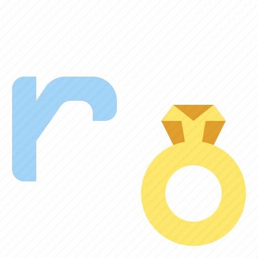 R, lowercase, ring, letter, alphabet icon - Download on Iconfinder